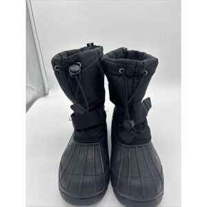 Merence Black Boys Snow Boots. Eu‎ 34 .Size2.5/3